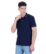 Wemyc Men's Cotton Premium Solid Polo T-Shirt Regular Fit