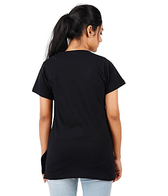 300x300 - 2025-10-23T163647.117 Printed Regular Fit T Shirt -Black - Image 3