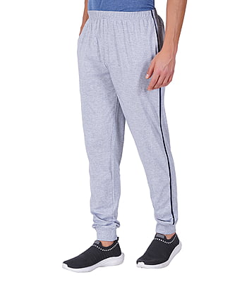300x300 (29) Wemyc Men's Cotton Solid Rib Track Pant | Expandable Elastic Waist Joggers with 2 Pockets | Stretchable Sports Wear Track Pant for Men - Image 6