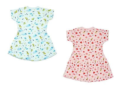 300x300 (76) kIids Cotton Frock - Image 3