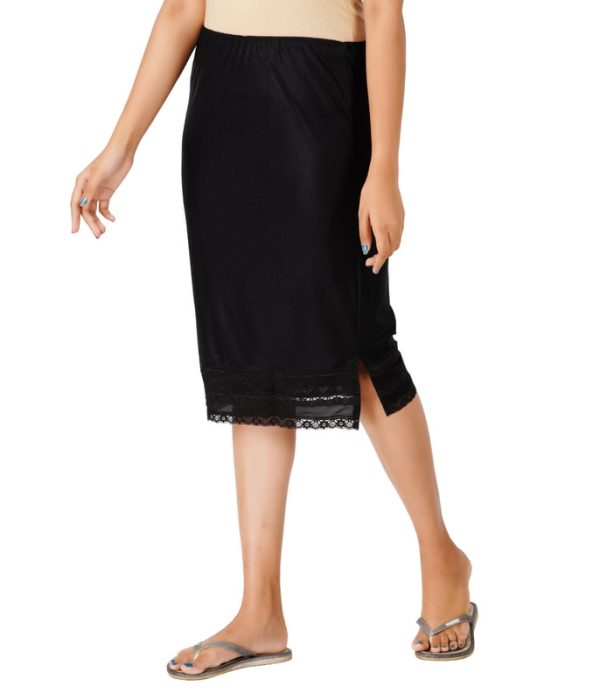 Half Slip Long Underskirt Undergarments Slip l Soft Satin Skirt Dress Extender for Women - Image 1