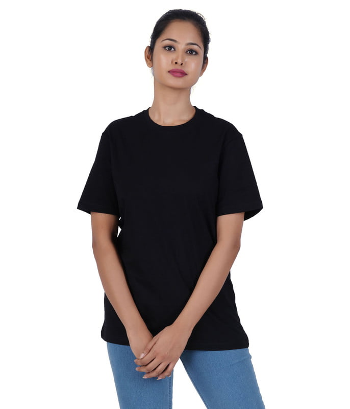 600x600 (52) Oversized Fit T Shirt - Black - Image 1