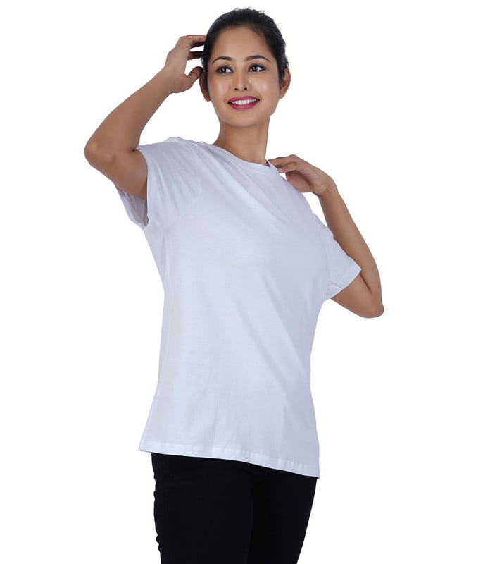 600x600 (53) Oversized Fit T Shirt - White - Image 1